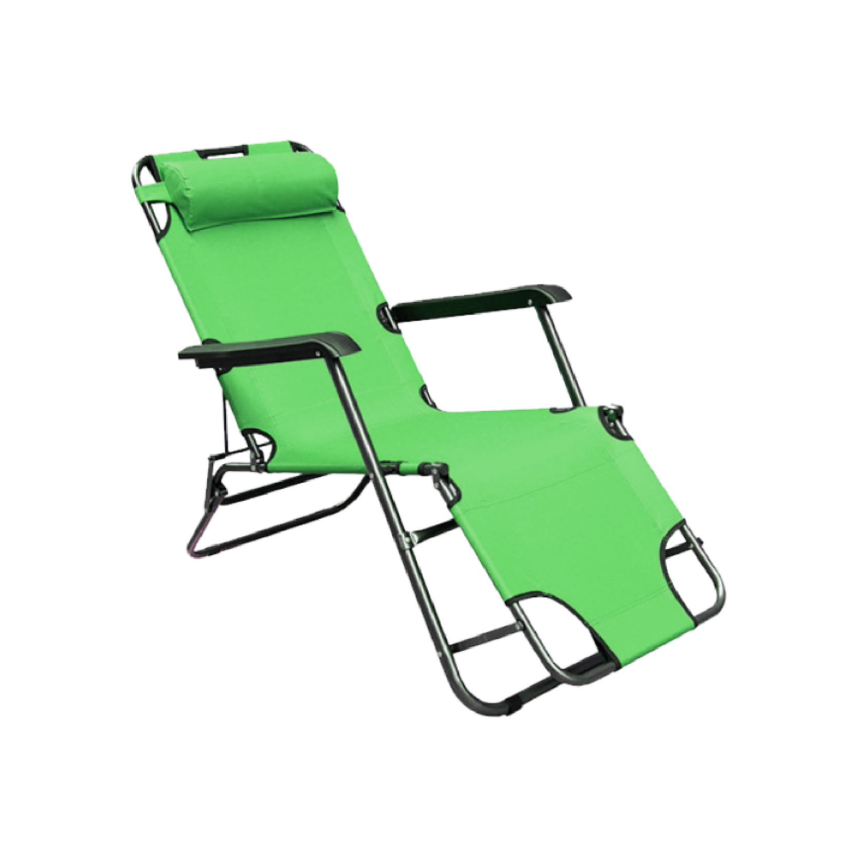  ZDXMZ Silla plegable ligera reclinable/de descanso para acampar  con reposacabezas para acampar al aire libre, barbacoa (color: verde) :  Hogar y Cocina
