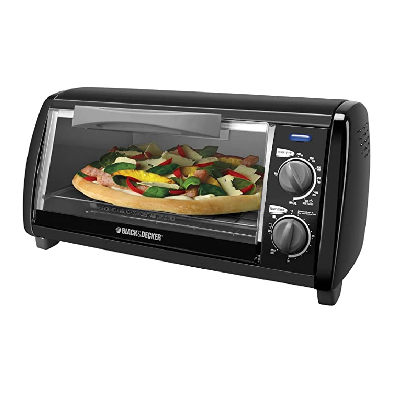 HORNO TOSTADOR 4 REBANADAS / NEGRO / BLACK & DECKER – Tiendas Soca